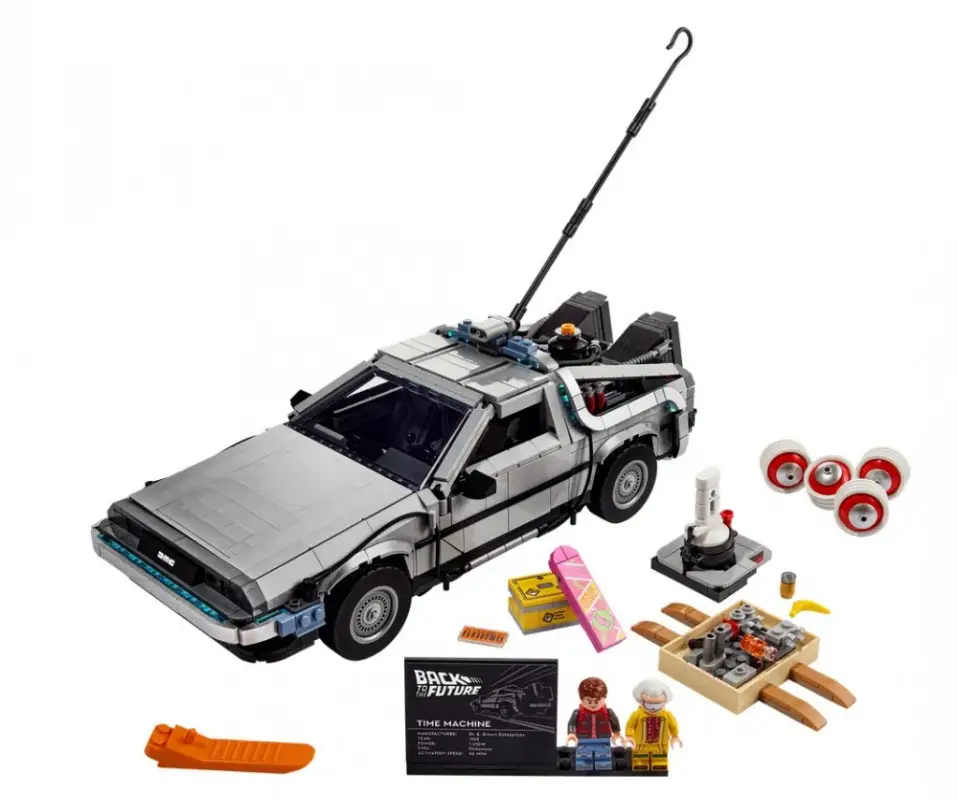 Машина времени Делориан Назад в будущее Конструктор 1872д