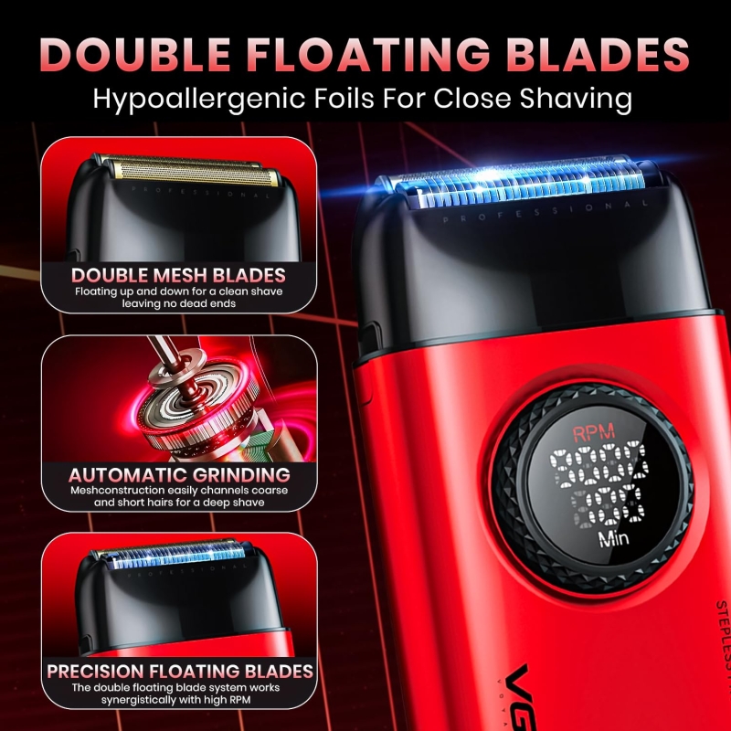 Электрическая бритва Шейвер VGR V-377 Черный