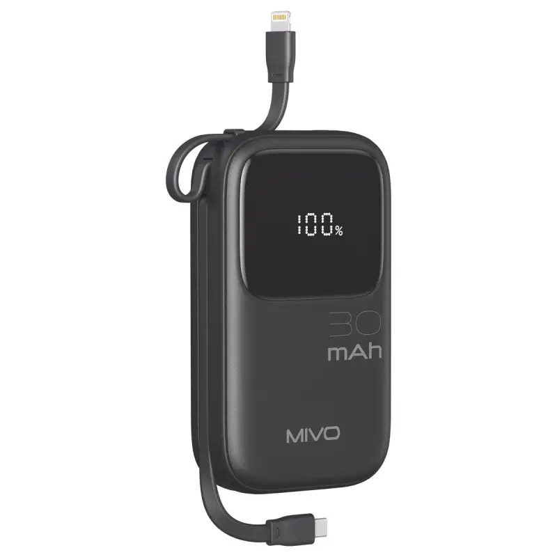 Внешний аккумулятор Powerbank MIVO MB-301Q 30000mAh