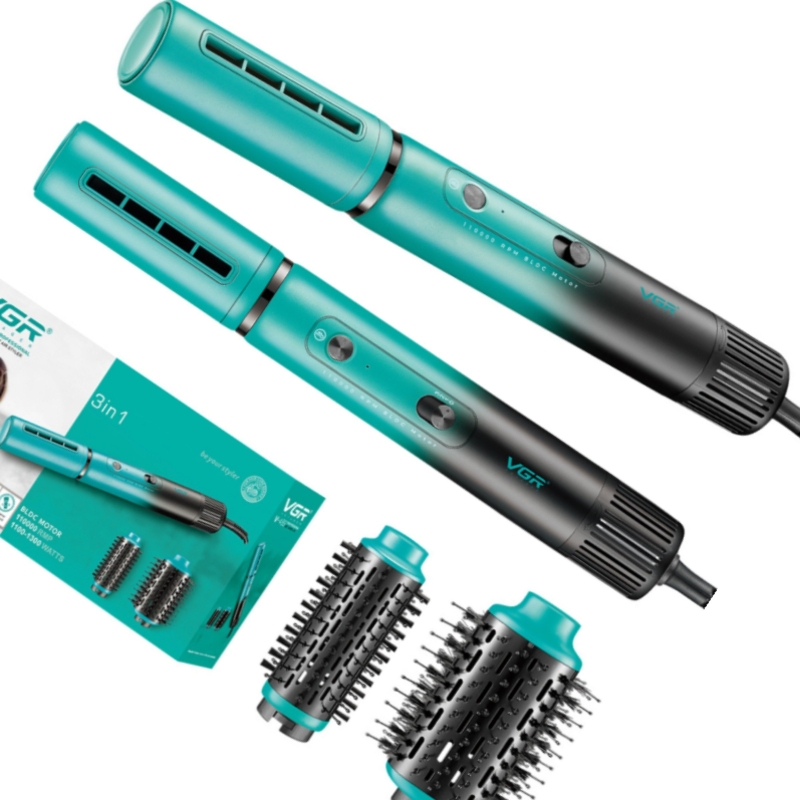 Стайлер для волос 3в1 VGR V-489 Зеленый