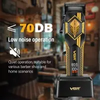 Машинка для стрижки волос VGR V-119 Зеленая