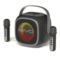 Колонка портативная Караоке с двумя микрофонами MIVO M68