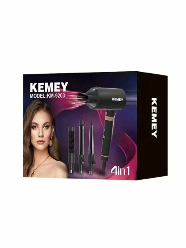 Фен для волос 4в1 Kemei KM-9203