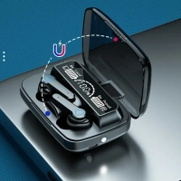 Наушники беспроводные M19 (с фонариком)