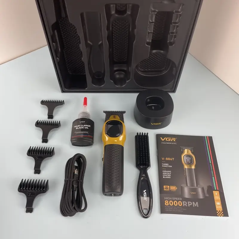 Триммер для стрижки волос VGR V-886T Золотой