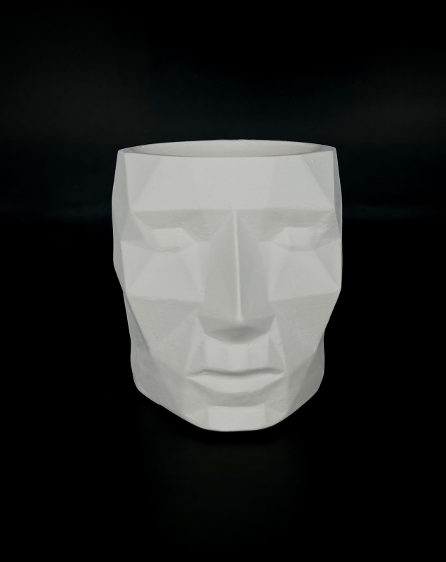 Кашпо Органайзер Геометрическая голова