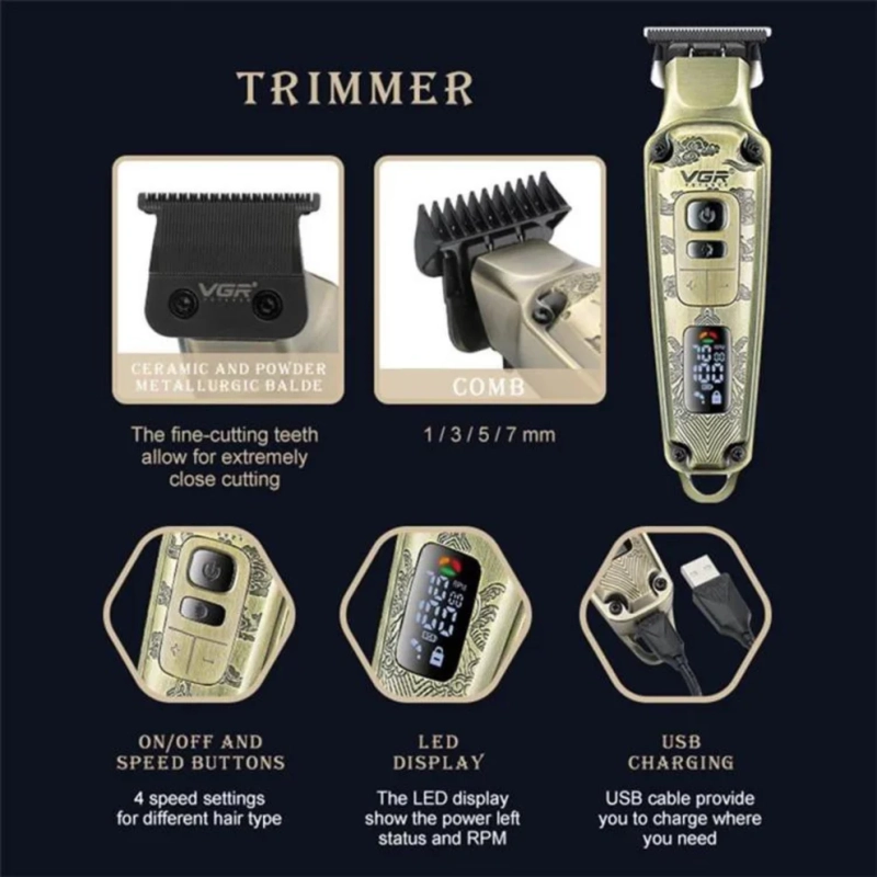 Набор для стрижки волос 2в1 VGR V-643