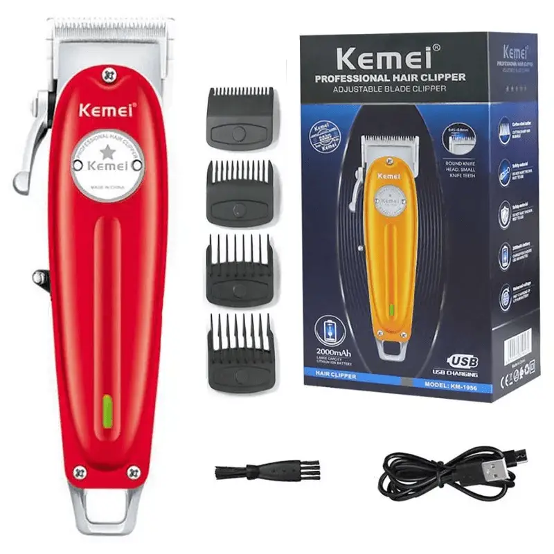 Машинка для стрижки волос Kemei KM-1956 (Цвет в ассортименте)