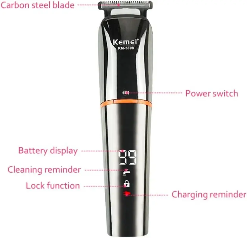 Триммер для стрижки волос 11в1 Kemei KM-5898