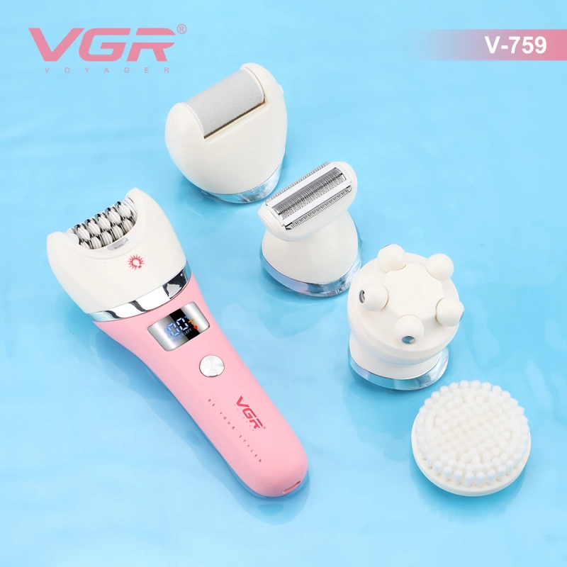 Эпилятор Набор 5в1 VGR V-759 цвет в ассортименте