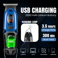 Триммер для стрижки волос VGR V-981 Синий