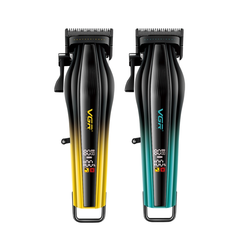 Машинка для стрижки волос VGR V-273 Зеленая