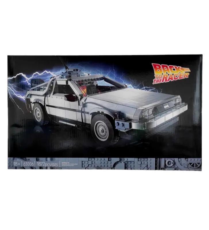 Машина времени Делориан Назад в будущее Конструктор 1872д