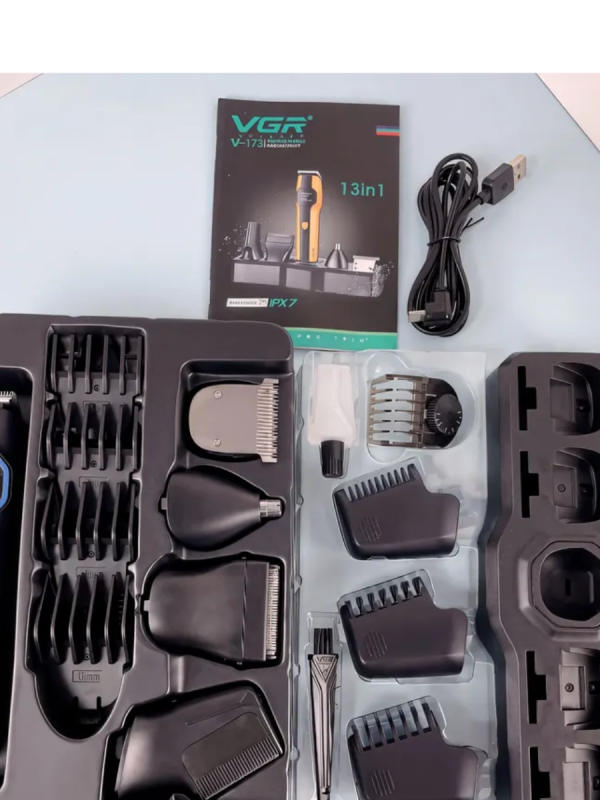 Триммер Набор 13в1 VGR V-173 Синий