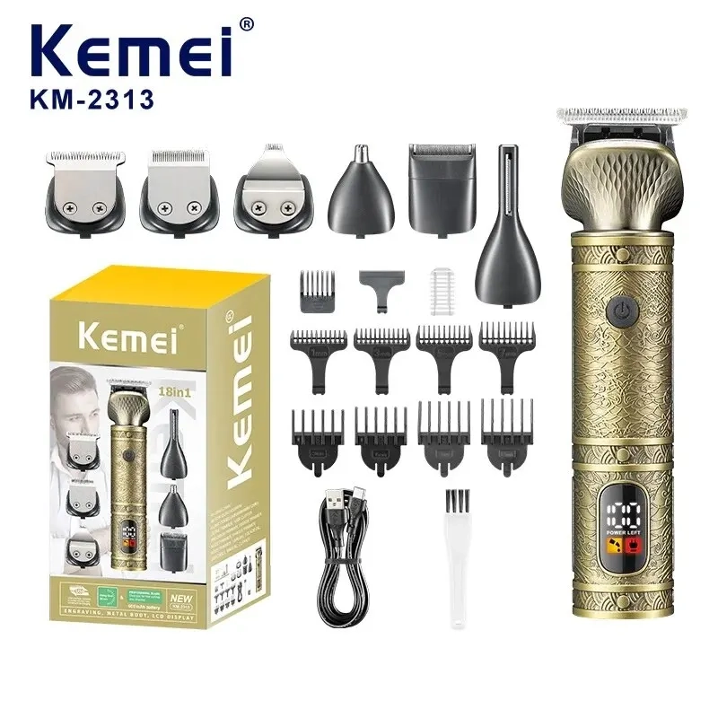 Триммер для стрижки волос 18в1 Kemei KM-2313