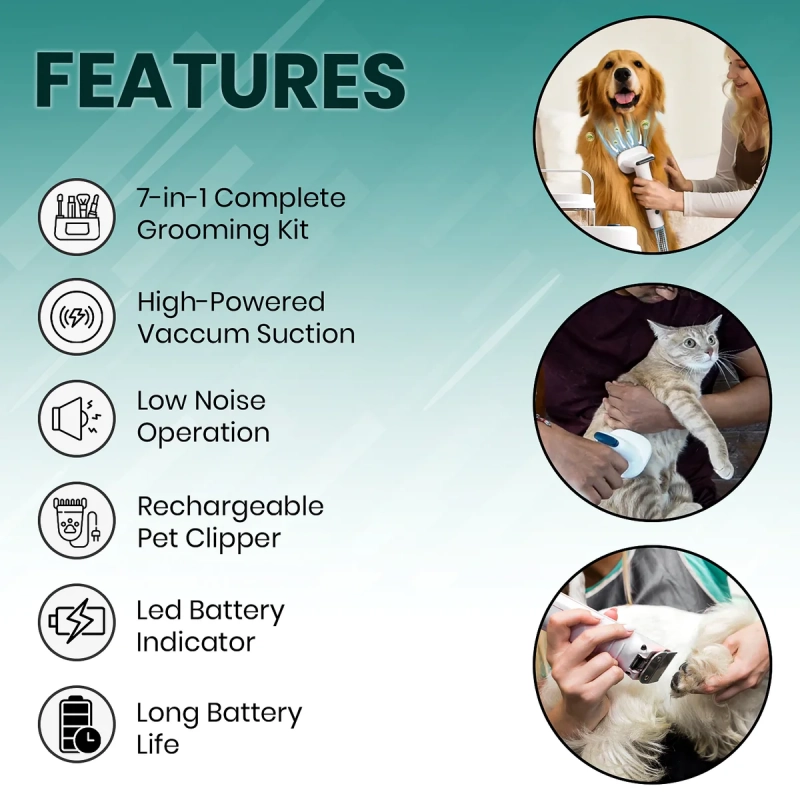 Набор для стрижки животных 7в1 VGR V-207