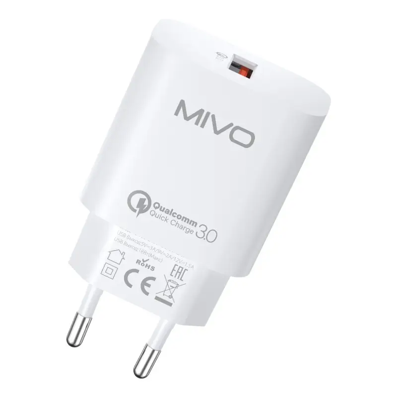 Сетевое зарядное устройство MIVO MP-328Q 18w