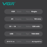 Электрическая бритва Шейвер VGR V-308 Золотой