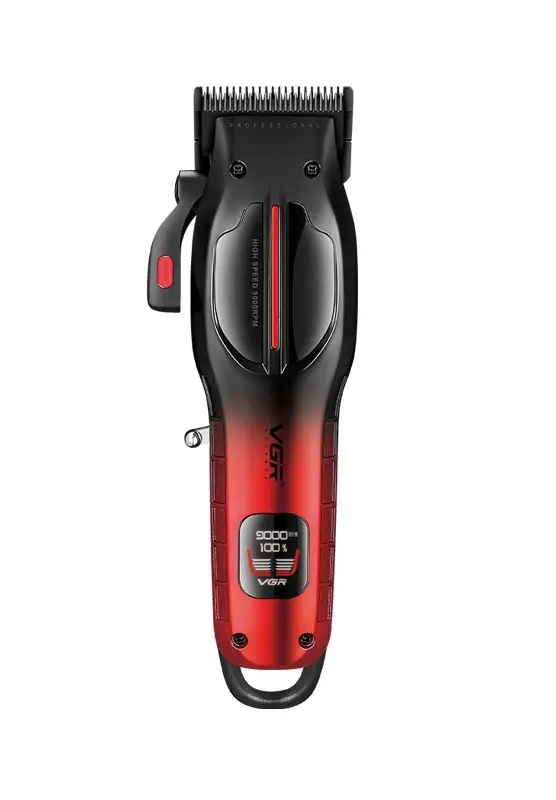 Машинка для стрижки волос VGR V-026 Красная