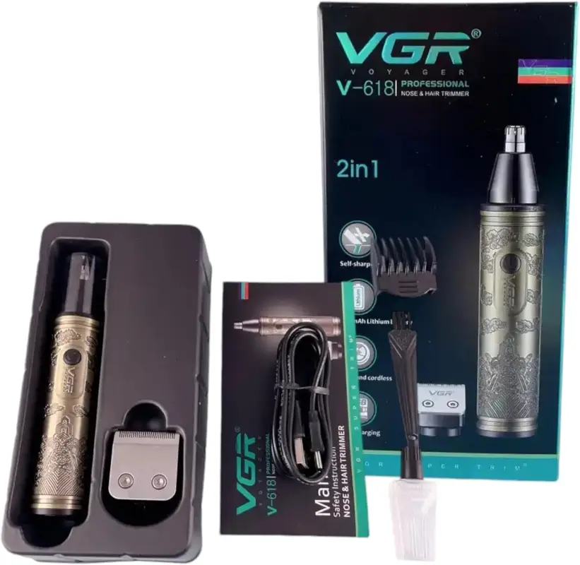 Триммер для стрижки волос 2в1 VGR V-618