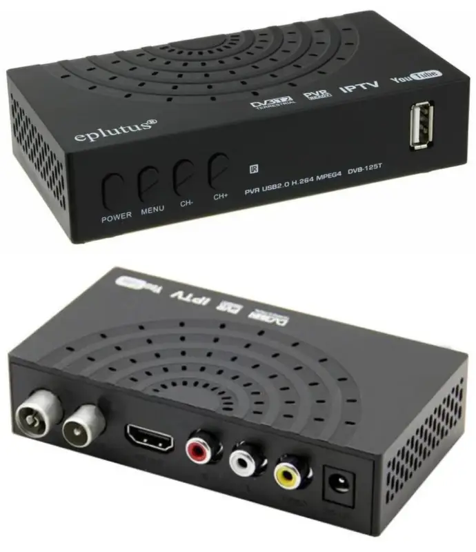 Приемник цифровой телевизионный Eplutus DVB-125T