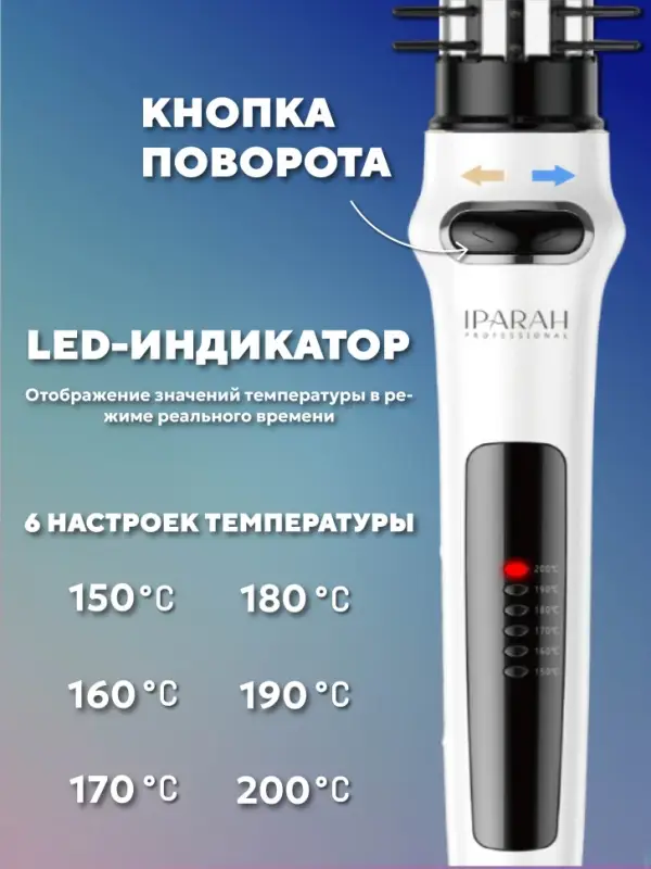 Расческа Щетка Фен IPARAH P-280W