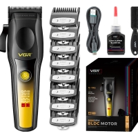 Машинка для стрижки волос VGR V-195 Желтая