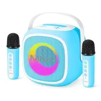 Колонка портативная Караоке с двумя микрофонами MIVO M68