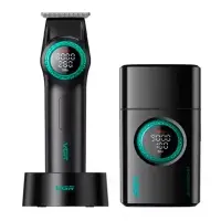 Набор для стрижки волос 2в1 VGR V-977 & V-377 Черный