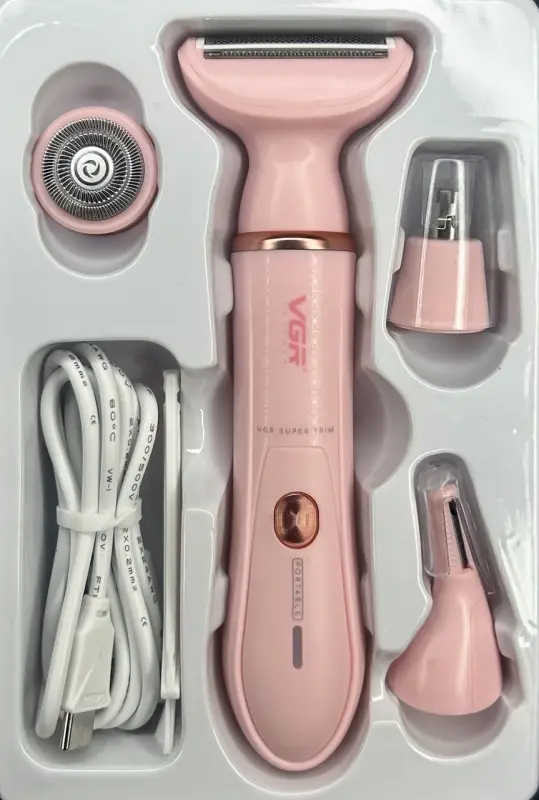 Эпилятор Набор 4в1 VGR V-761 Розовый Эпилятор Набор 4в1 VGR V-761 Розовый