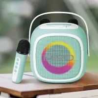 Колонка портативная Караоке с двумя микрофонами MIVO M68