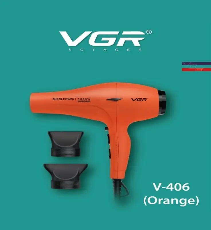 Фен для волос VGR V-406 Оранжевый