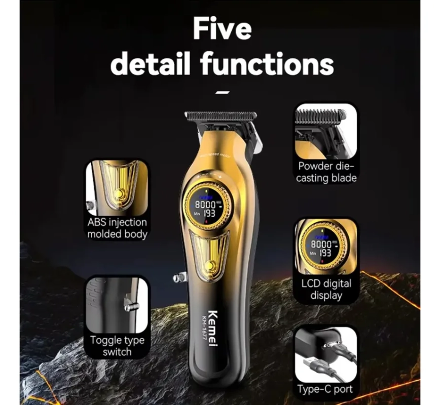 Набор для стрижки волос 3в1 Kemei KM-8557