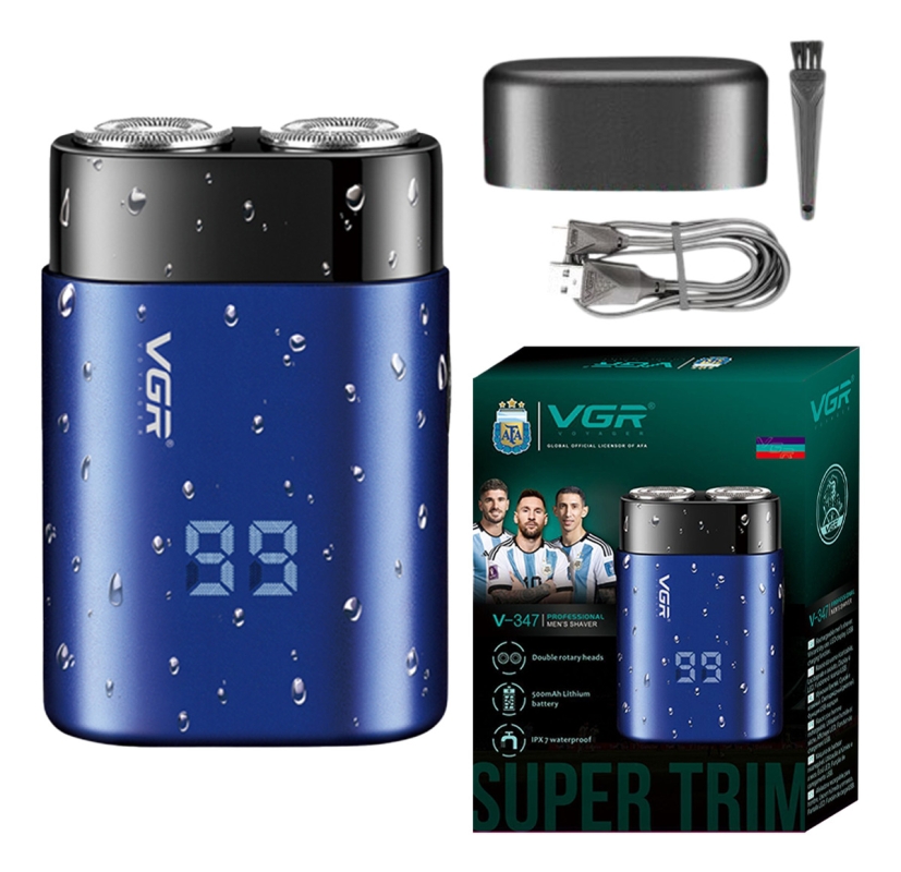 Электрическая бритва VGR V-347 синяя
