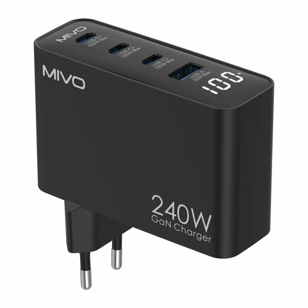 Сетевое зарядное устройство 240w MIVO MP-460Q 240w
