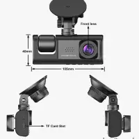 Видеорегистратор автомобильный 3в1 Black Box