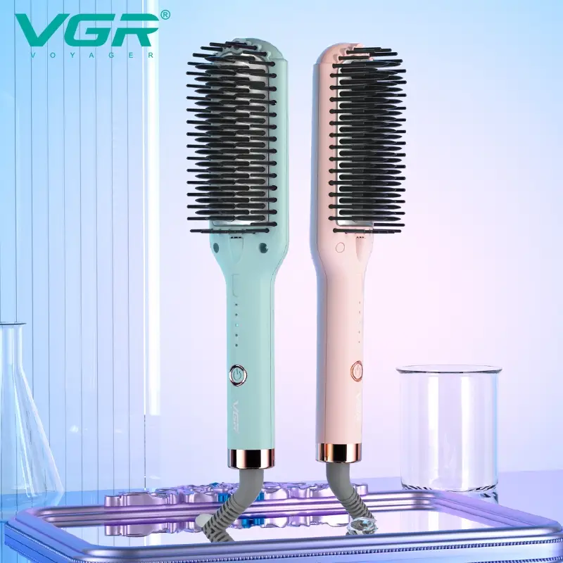 Расческа Щетка Фен VGR V-592 Зеленая