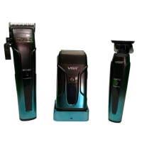 Набор для стрижки волос 3в1 VGR V-694 Желтый