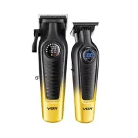 Набор для стрижки волос 2в1 VGR V-196&996 Желтый