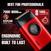 Набор для стрижки волос 2в1 VGR V-977 & V-377 Красный