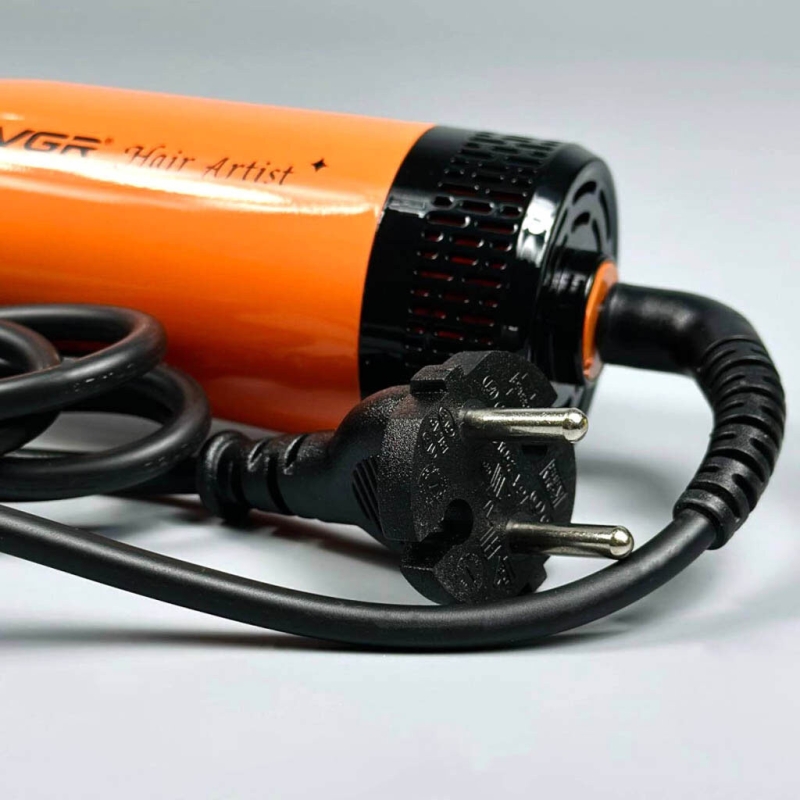 Расческа Щетка Фен VGR V-497 Оранжевая