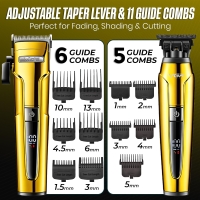 Набор для стрижки волос 3в1 VGR V-694 Желтый