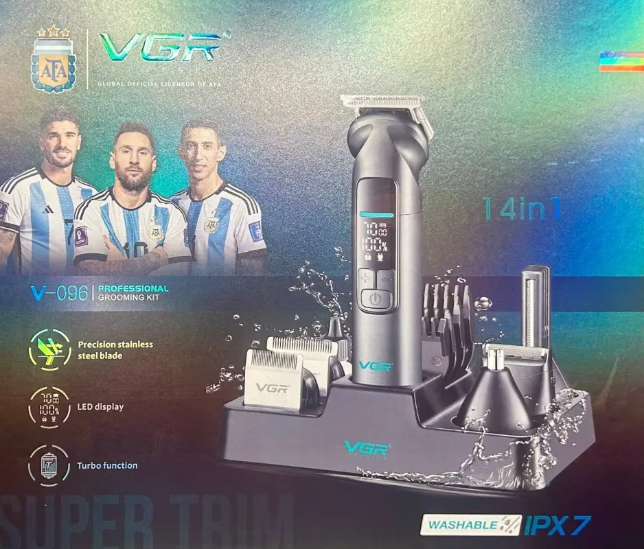 Триммер для стрижки волос 14в1 VGR V-096