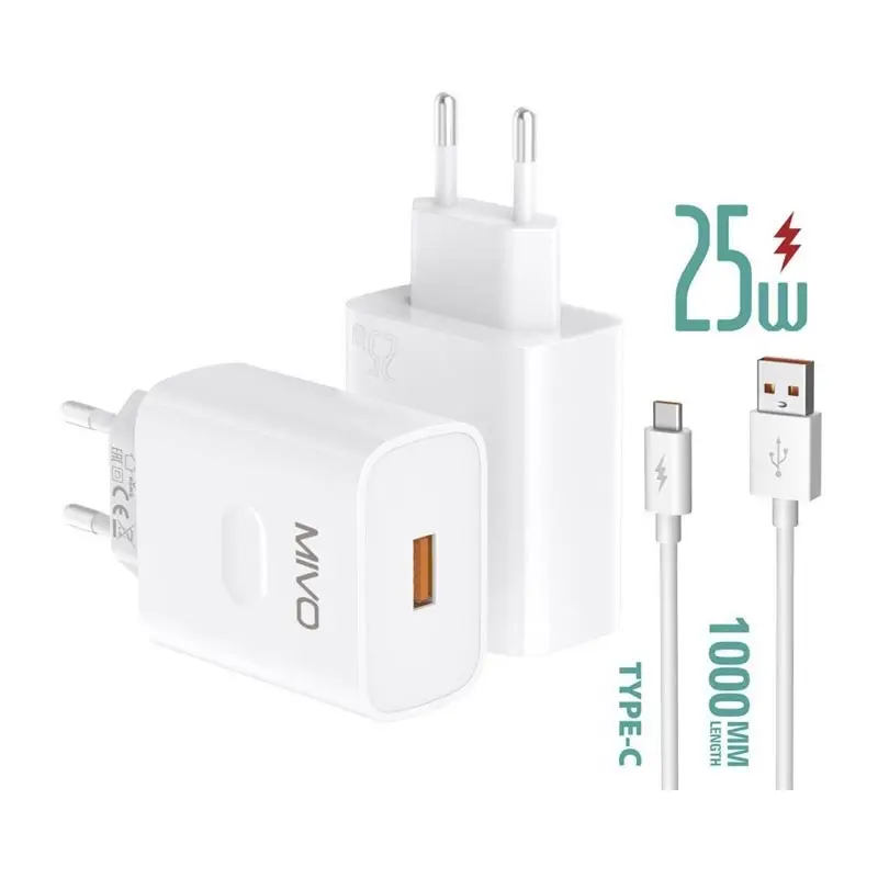 Сетевое зарядное устройство MIVO MP-250Q 25w