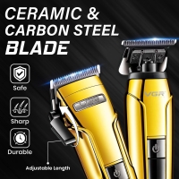 Набор для стрижки волос 3в1 VGR V-694 Желтый