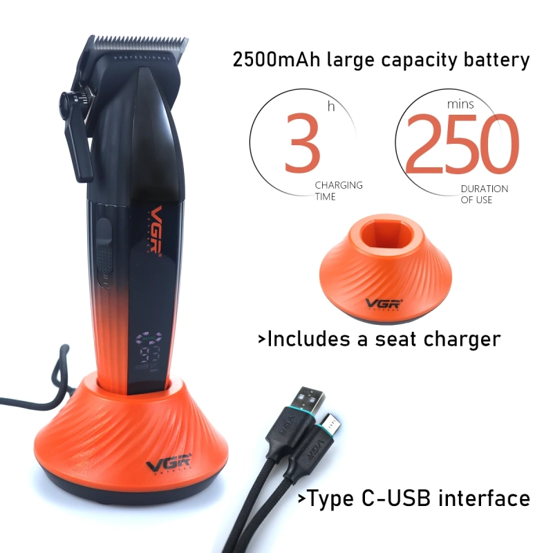 Машинка для стрижки волос В кейсе VGR V-889C Машинка для стрижки волос В кейсе VGR V-889C