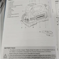 Воздушный компрессор беспроводной YD-939