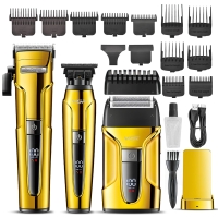 Набор для стрижки волос 3в1 VGR V-694 Желтый