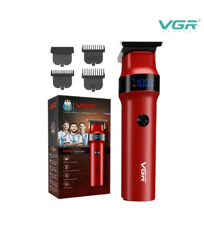 Триммер для стрижки волос VGR V-987 Красный