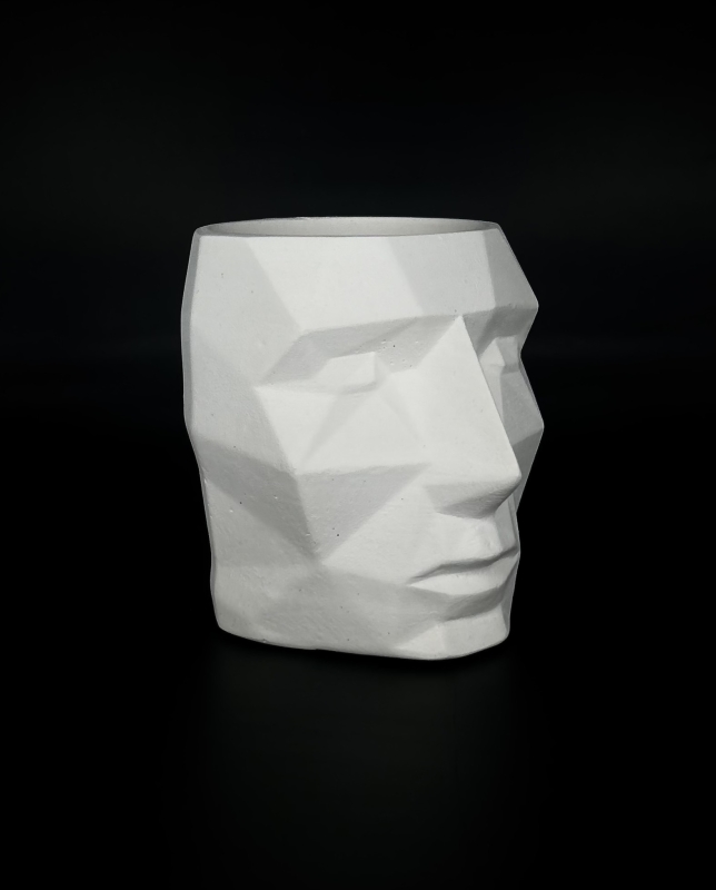 Кашпо Органайзер Геометрическая голова